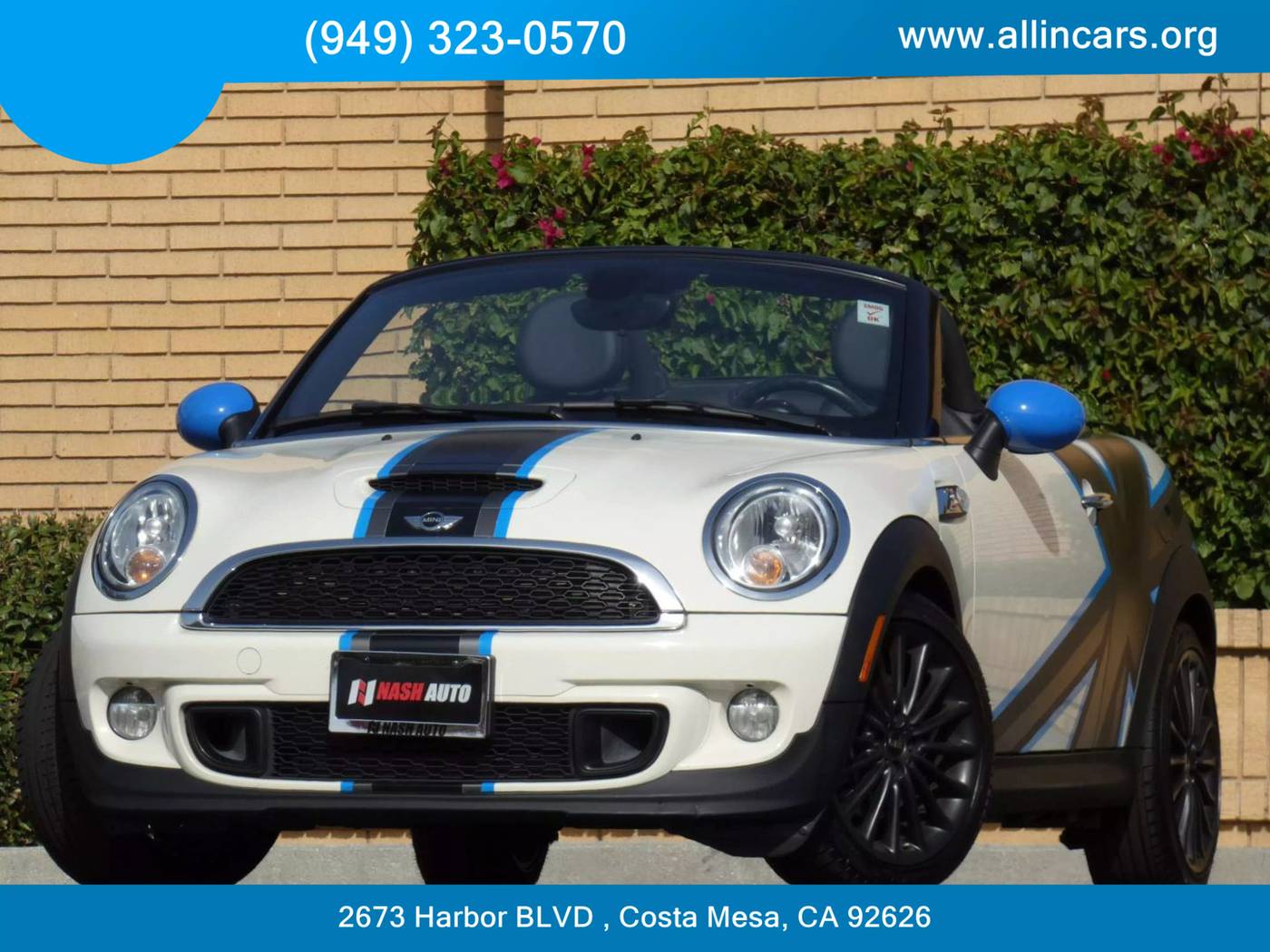 2014 MINI Cooper Roadster Cooper S — Convertible — 46,134 mi — Costa Mesa, CA