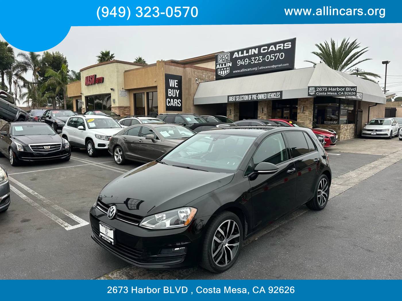 2015 Volkswagen Golf TSI S — Hatchback — 90,768 mi — Costa Mesa, CA