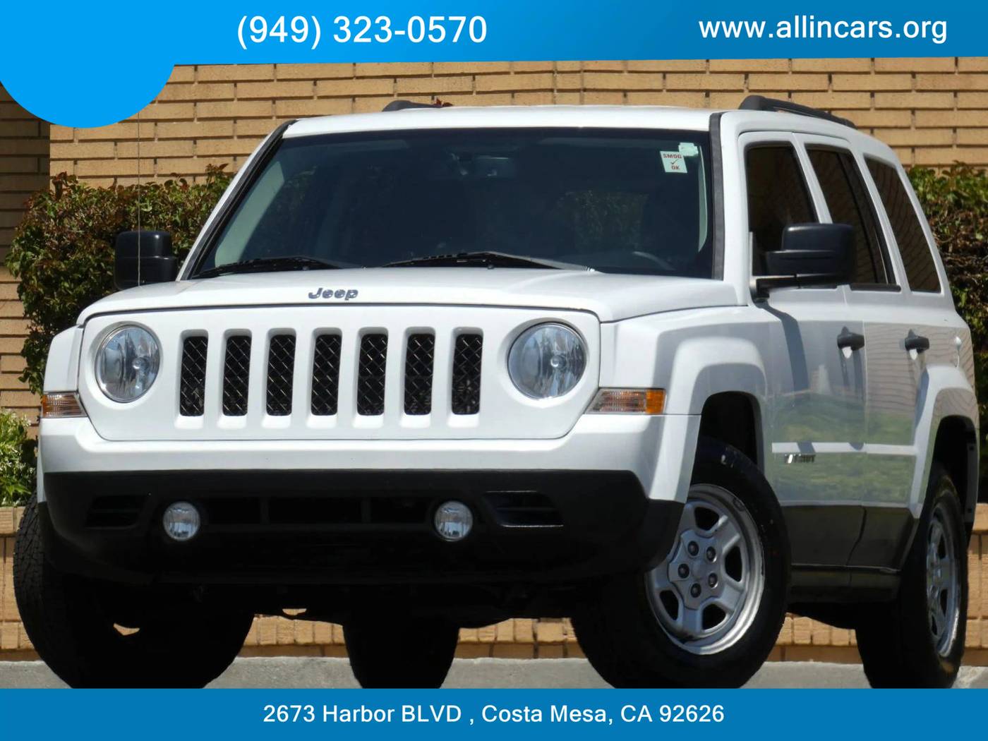 2016 Jeep Patriot Sport — SUV — 80,837 mi — Costa Mesa, CA