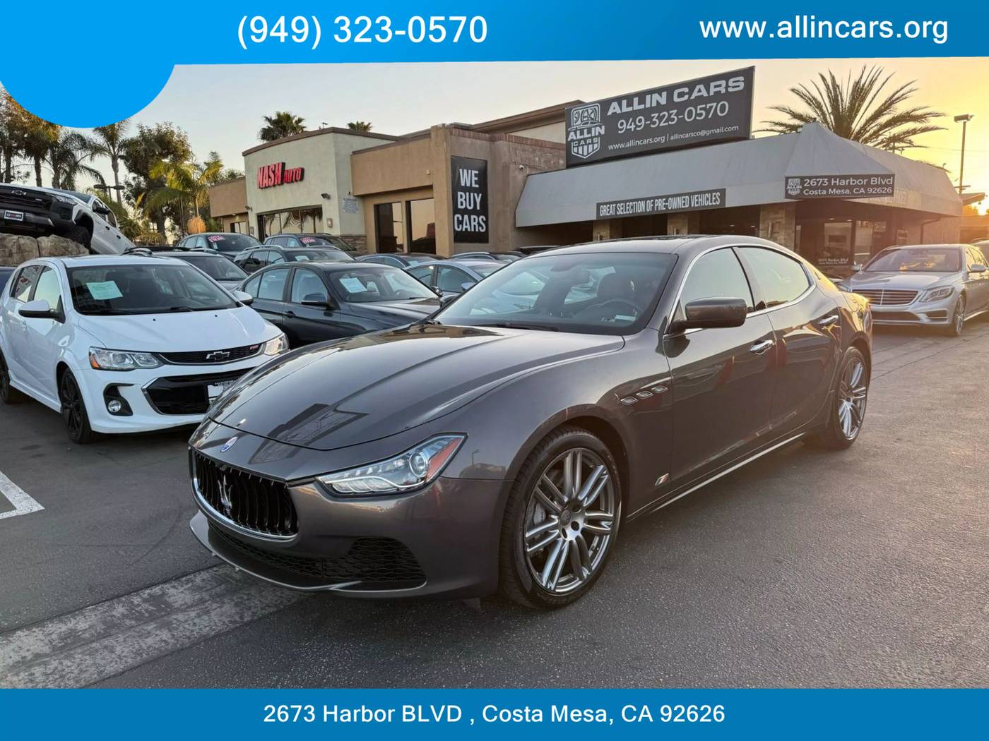 2016 Maserati Ghibli Standard — Sedan — 39,077 mi — Costa Mesa, CA