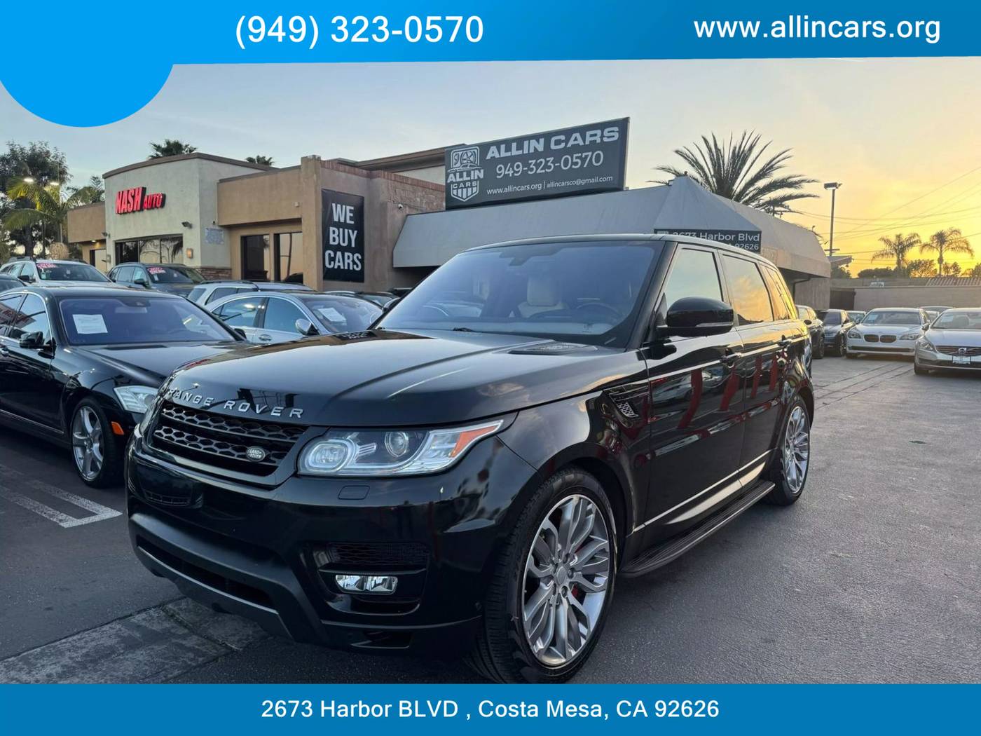 2016 Land Rover Range Rover Sport Dynamic — SUV — 82,570 mi — Costa Mesa, CA