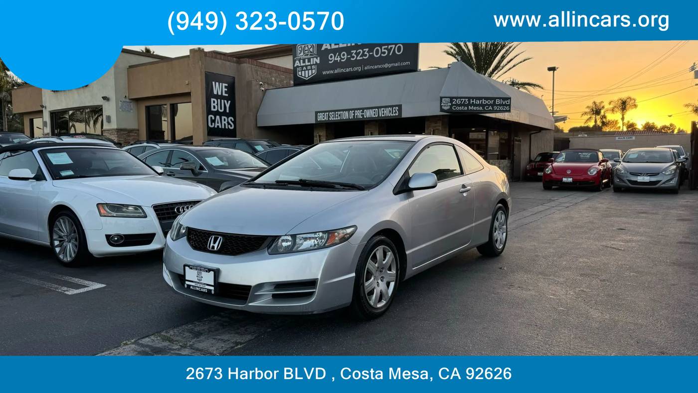 2009 Honda Civic LX — Coupe — 59,861 mi — Costa Mesa, CA