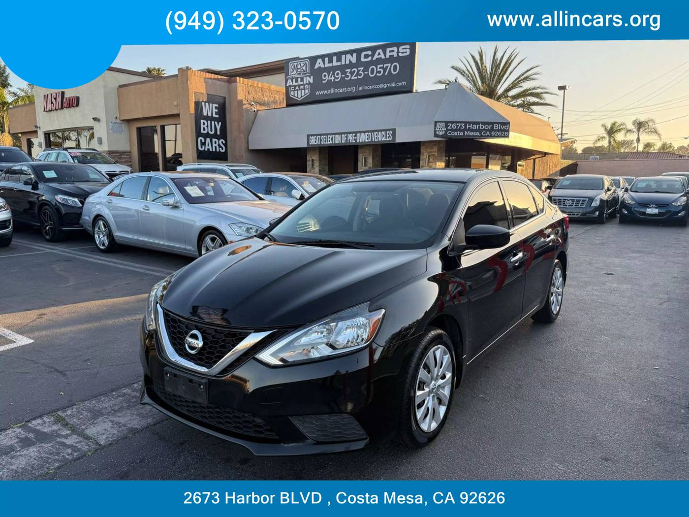 2017 Nissan Sentra SV — Sedan — 85,072 mi — Costa Mesa, CA