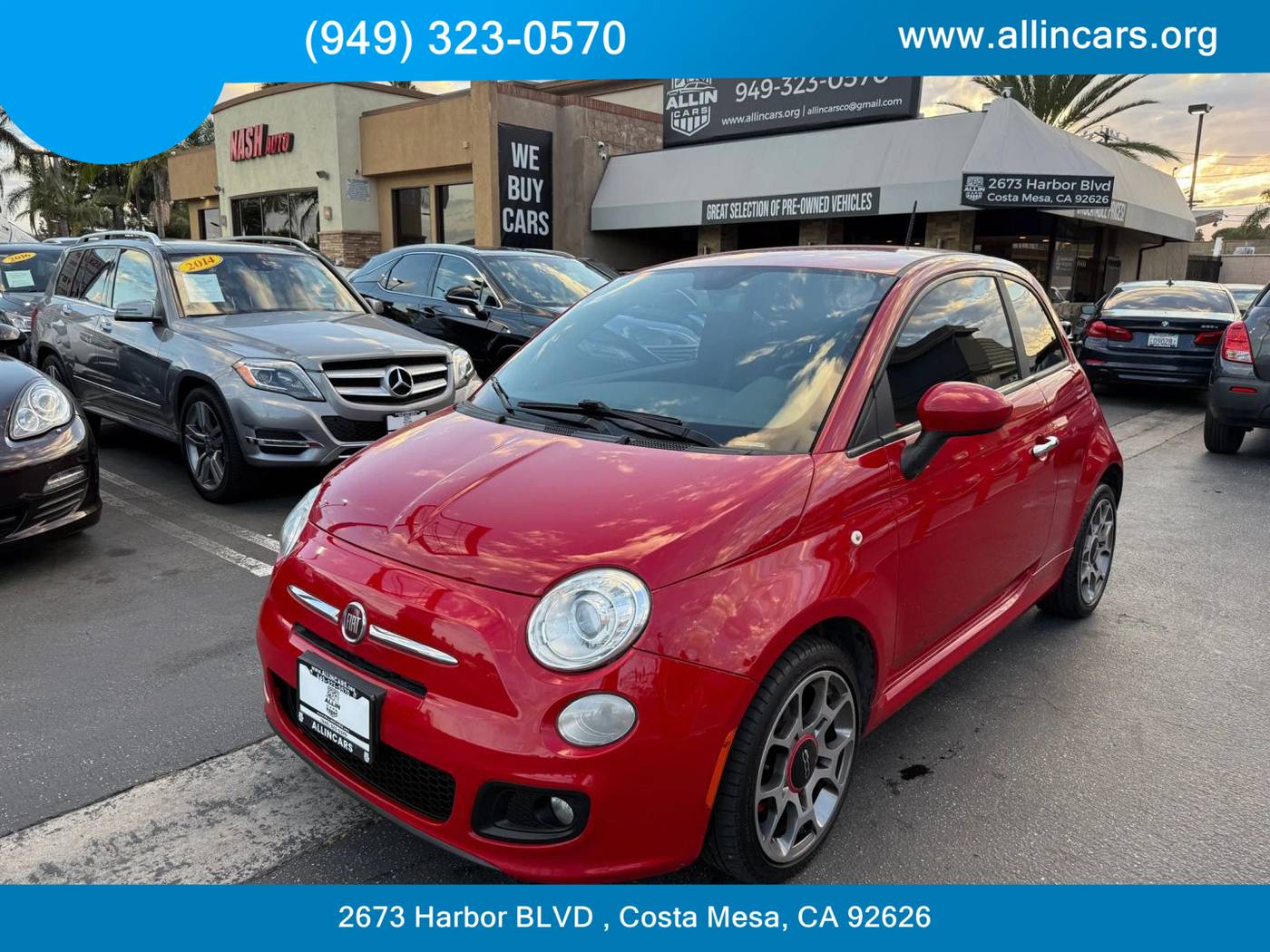 2013 FIAT 500 Sport — Coupe — 103,251 mi — Costa Mesa, CA