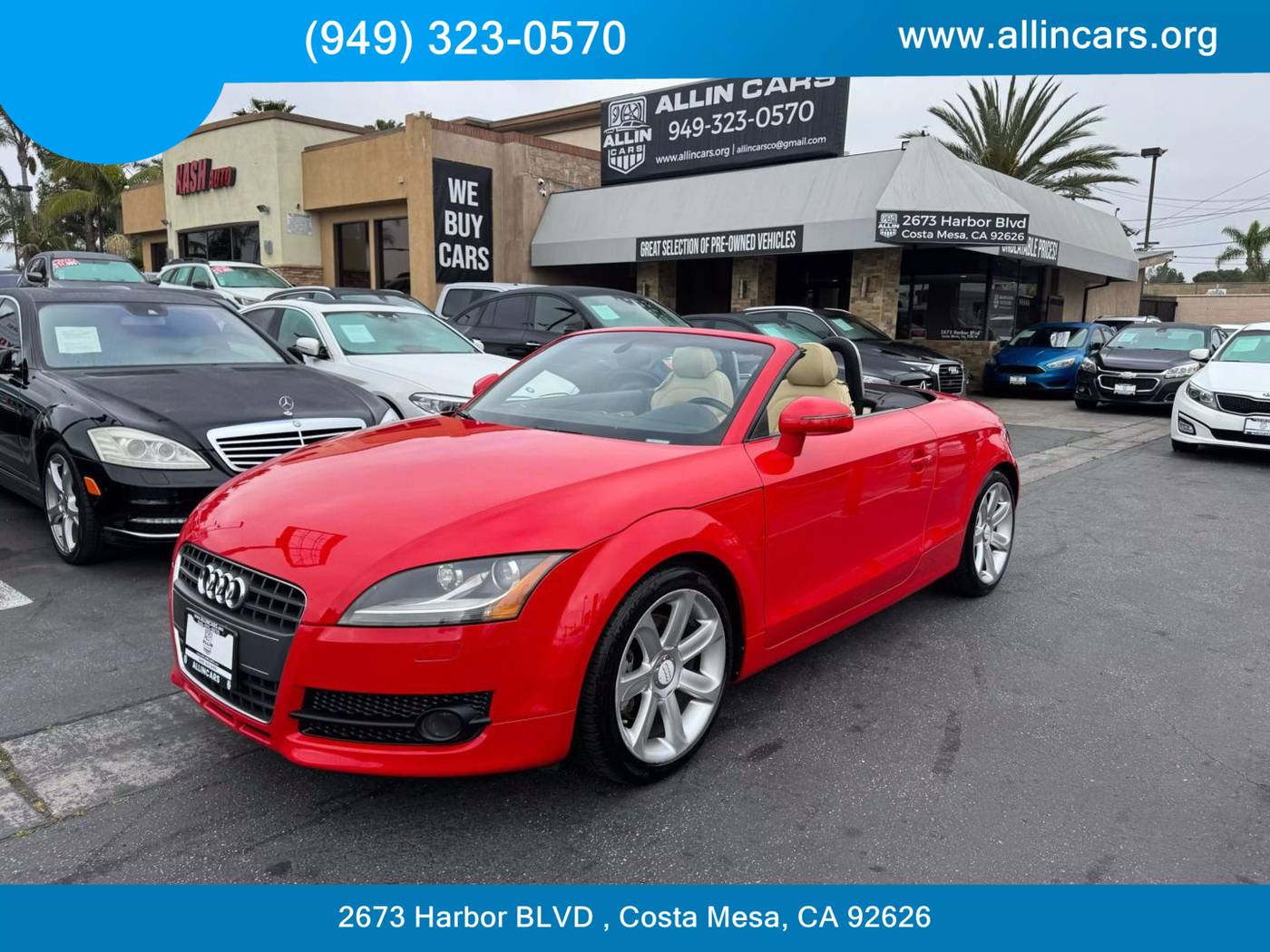 2010 Audi TT Premium Plus — Convertible — 115,520 mi — Costa Mesa, CA
