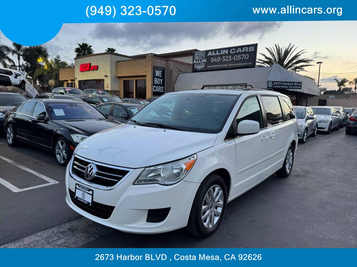 2012 Volkswagen Routan SE — Minivan — 95,483 mi — Costa Mesa, CA