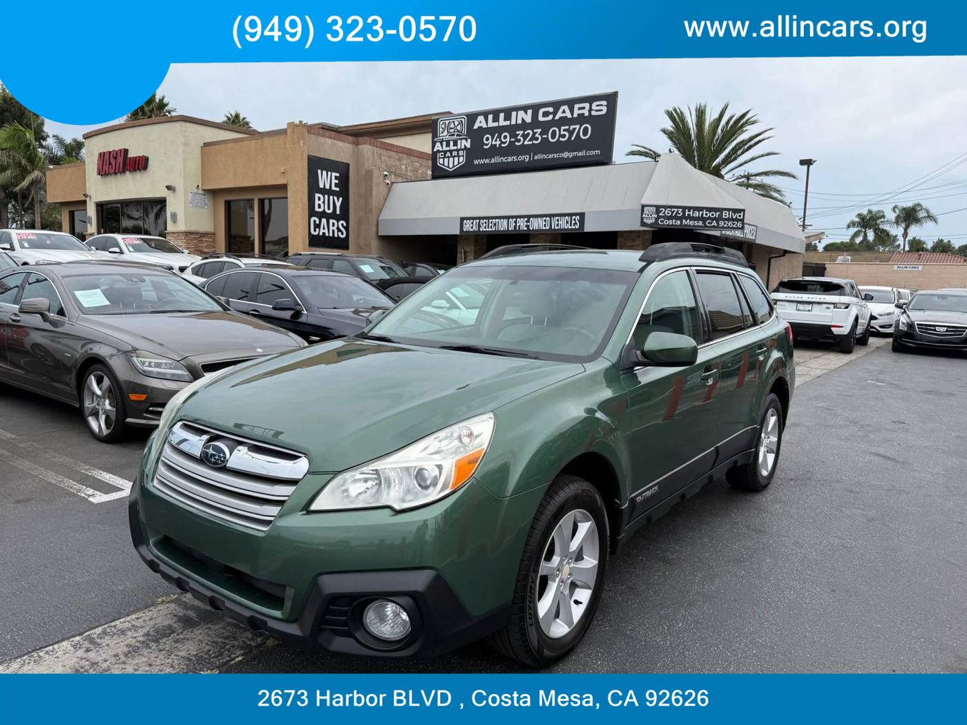 2013 Subaru Outback 2.5i Premium — SUV — 93,115 mi — Costa Mesa, CA