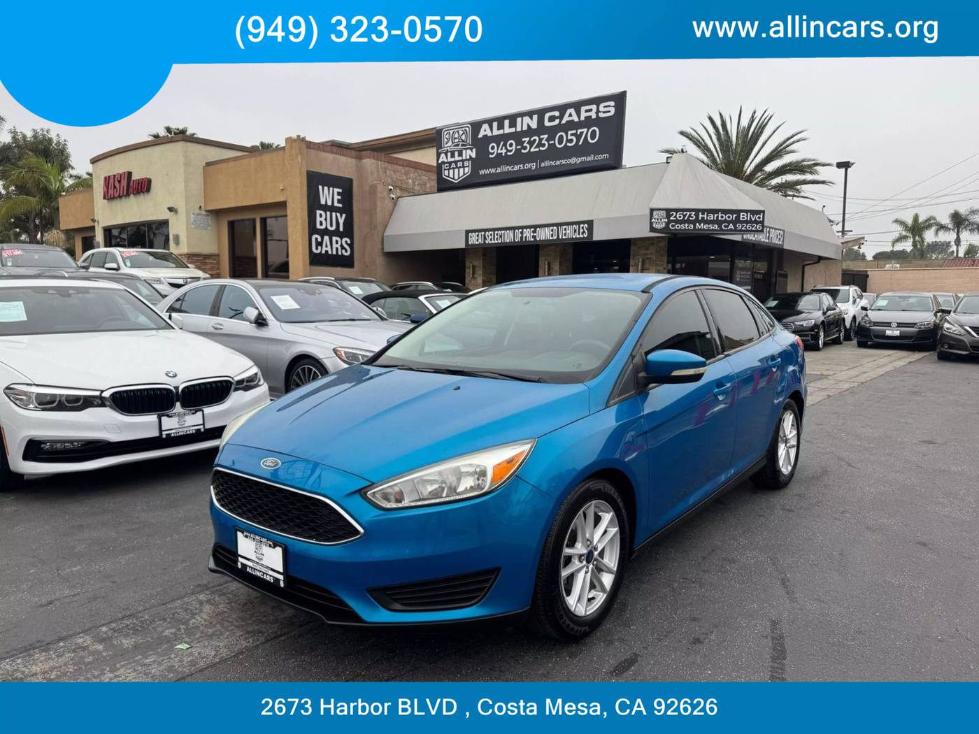 2015 Ford Focus SE — Sedan — 117,447 mi — Costa Mesa, CA