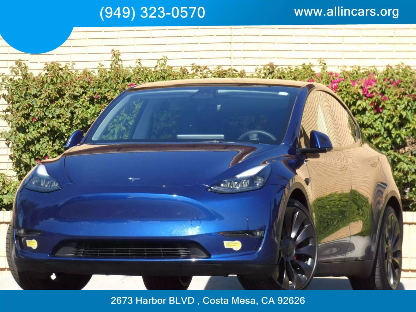 2022 Tesla Model Y Performance — SUV — 38,534 mi — Costa Mesa, CA
