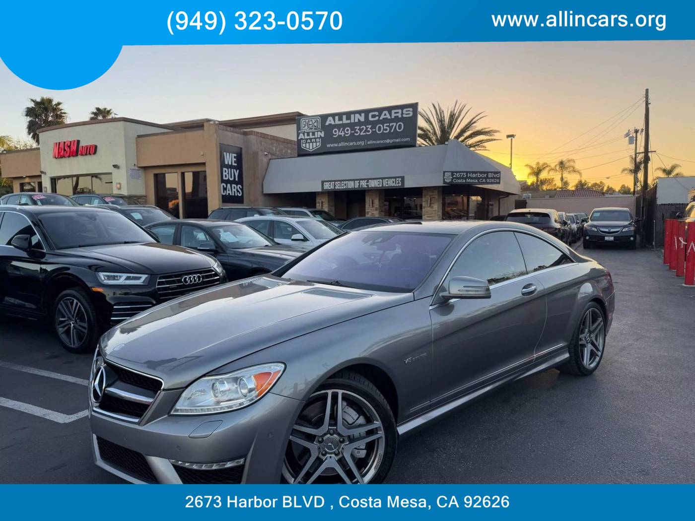2011 Mercedes-Benz CL CL 63 AMG — Coupe — 129,700 mi — Costa Mesa, CA