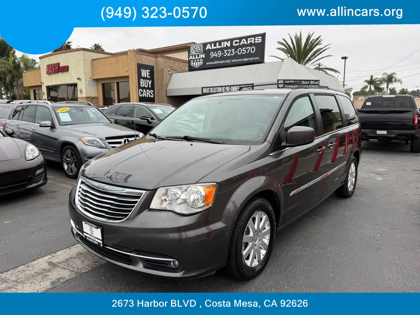 2016 Chrysler Town & Country Touring — Minivan — 76,387 mi — Costa Mesa, CA