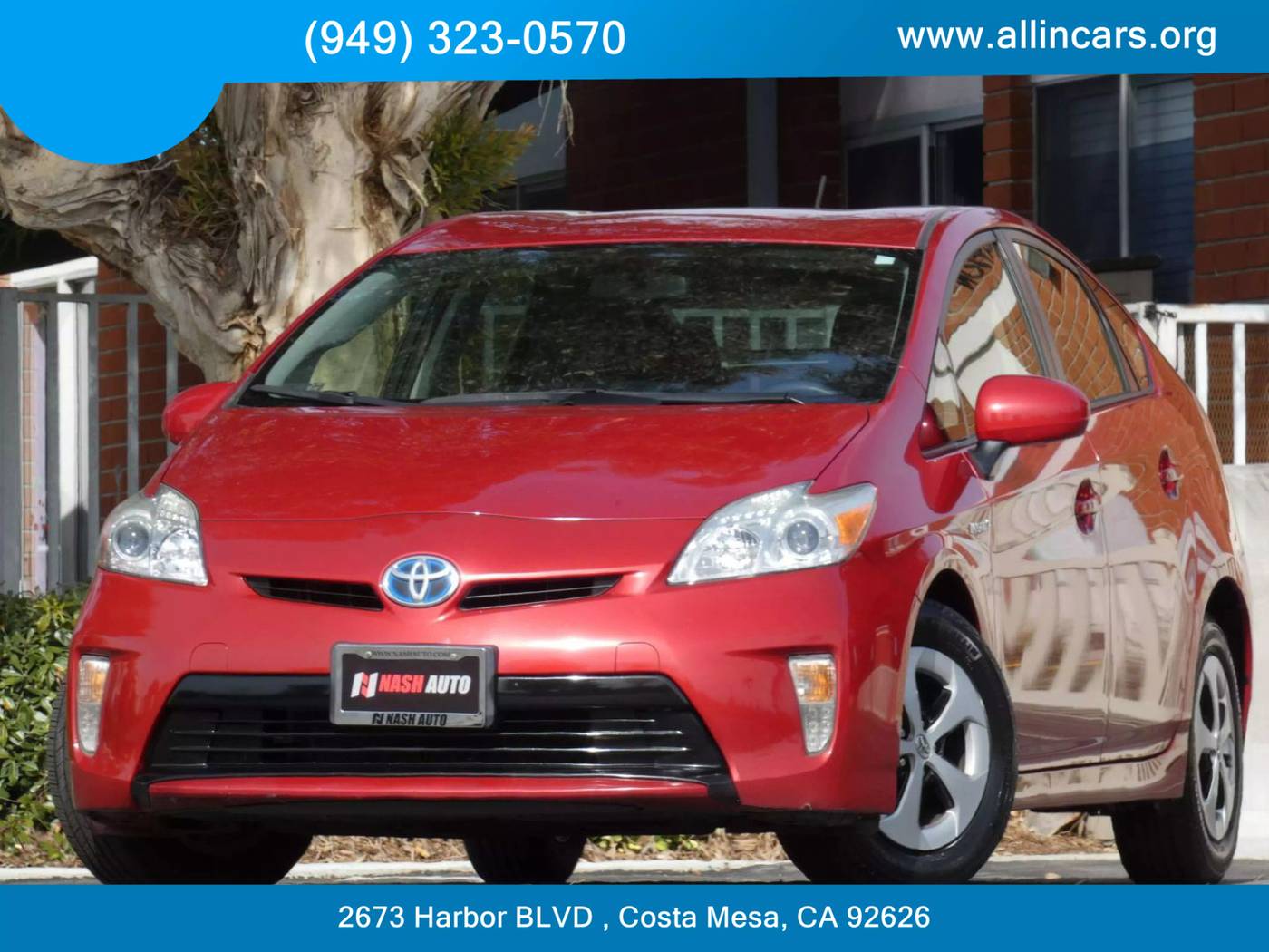2015 Toyota Prius Two — Hatchback — 96,538 mi — Costa Mesa, CA
