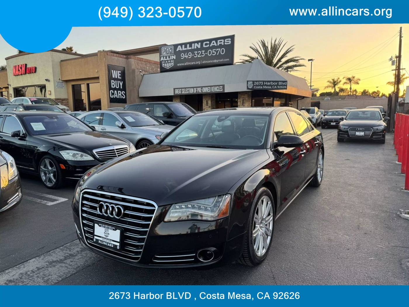 2011 Audi A8 4.2L — Sedan — 106,045 mi — Costa Mesa, CA