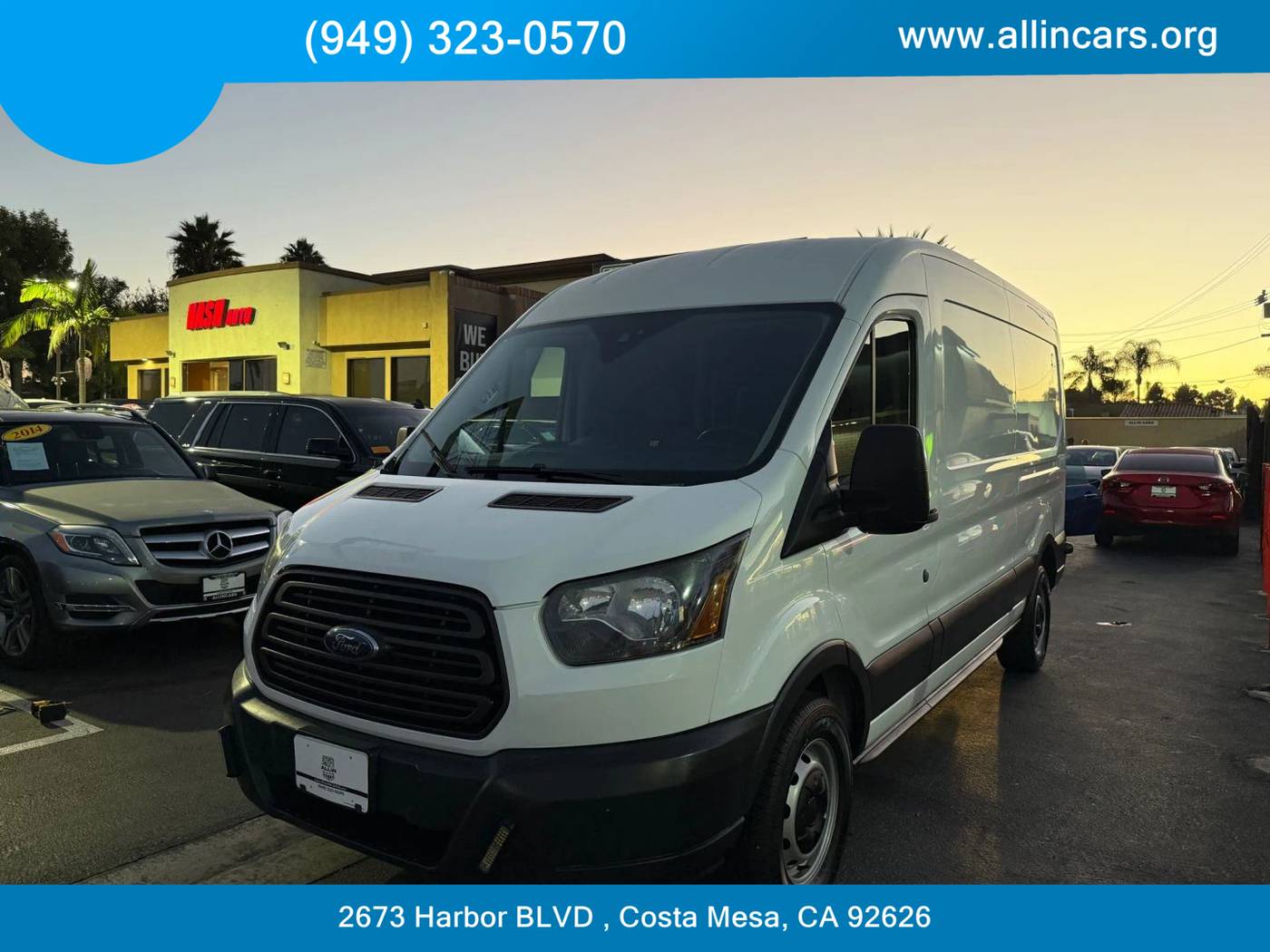2017 Ford Transit Cargo Van T-250 — Cargo Van — 72,793 mi — Costa Mesa, CA