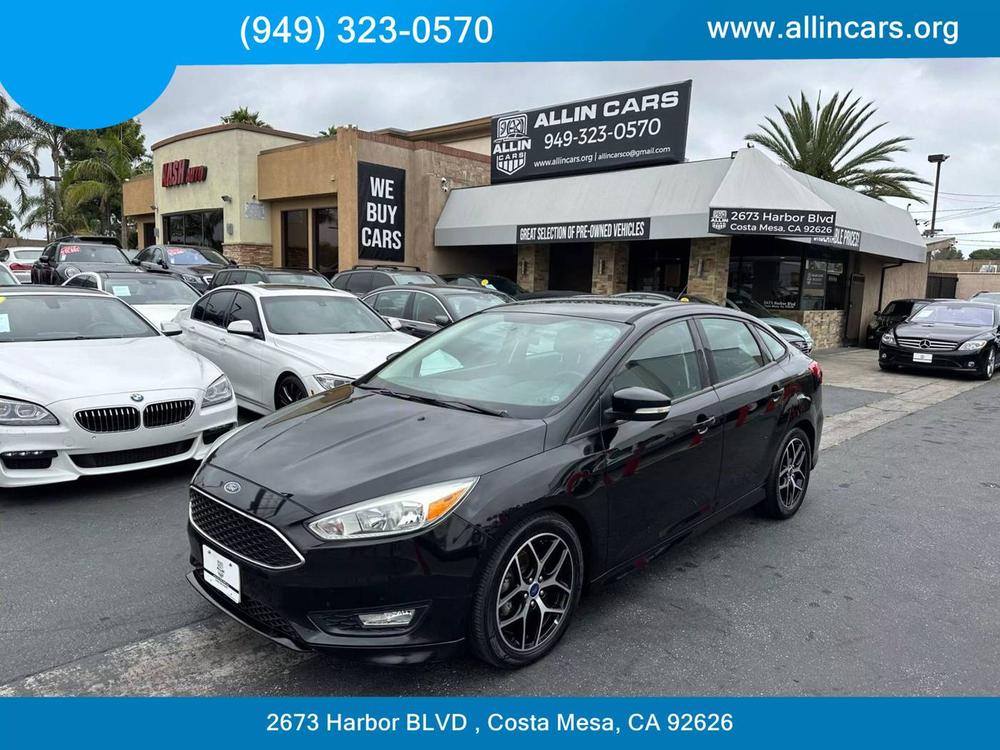 2016 Ford Focus SE — Sedan — 97,660 mi — Costa Mesa, CA