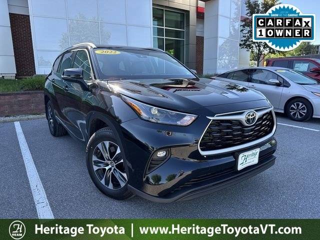 2022 Toyota Highlander XLE — SUV — 37,016 mi — Burlington, VT