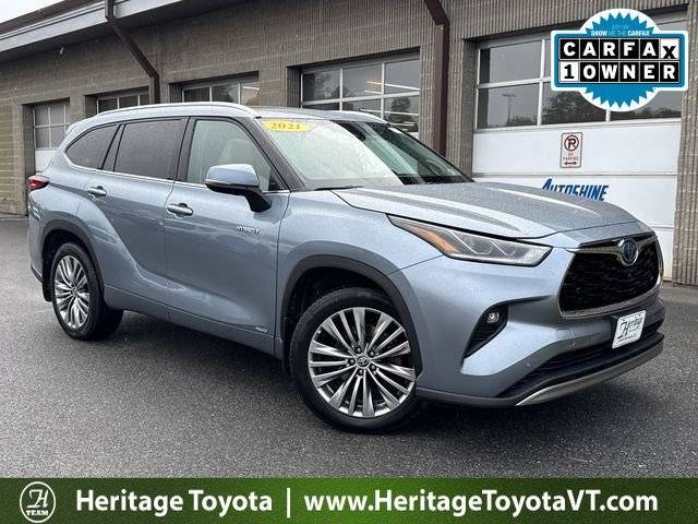 2021 Toyota Highlander Hybrid Platinum — SUV — 86,744 mi — Burlington, VT