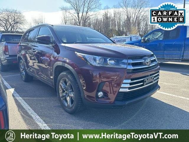 2018 Toyota Highlander Limited — SUV — 51,768 mi — Burlington, VT
