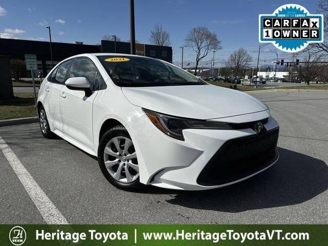 2021 Toyota Corolla LE — Sedan — 60,113 mi — Burlington, VT