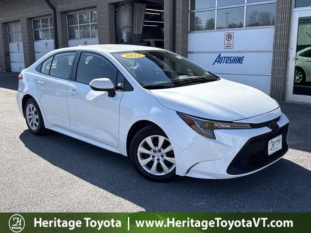 2022 Toyota Corolla LE — Sedan — 54,600 mi — Burlington, VT