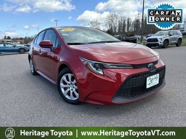 2021 Toyota Corolla LE — Sedan — 60,337 mi — Burlington, VT