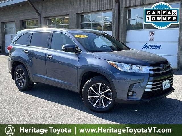 2018 Toyota Highlander XLE — SUV — 78,762 mi — Burlington, VT