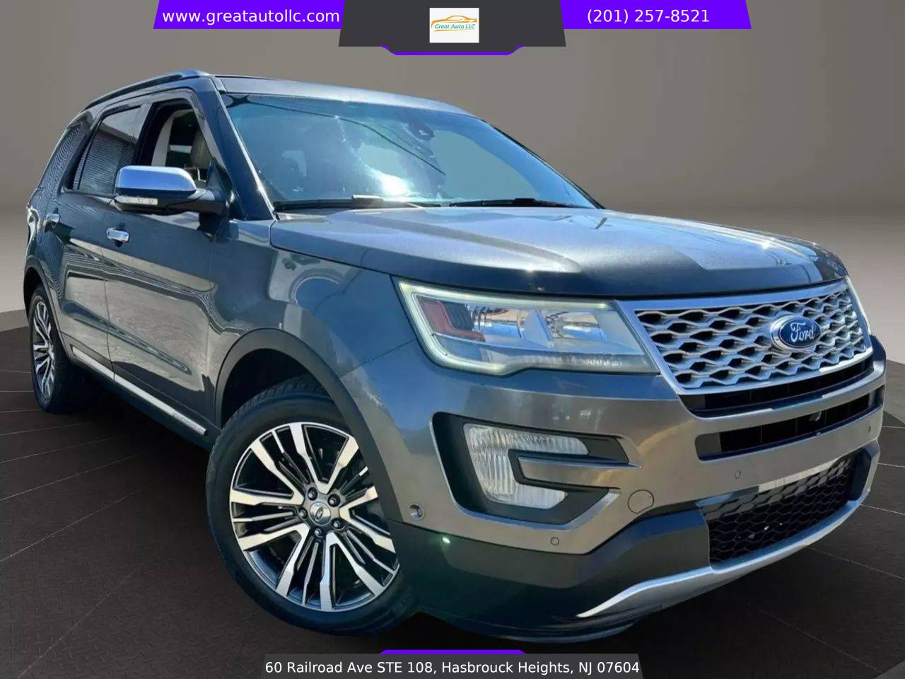 2016 Ford Explorer Platinum — SUV — 105,777 mi — Hasbrouk Heights, NJ