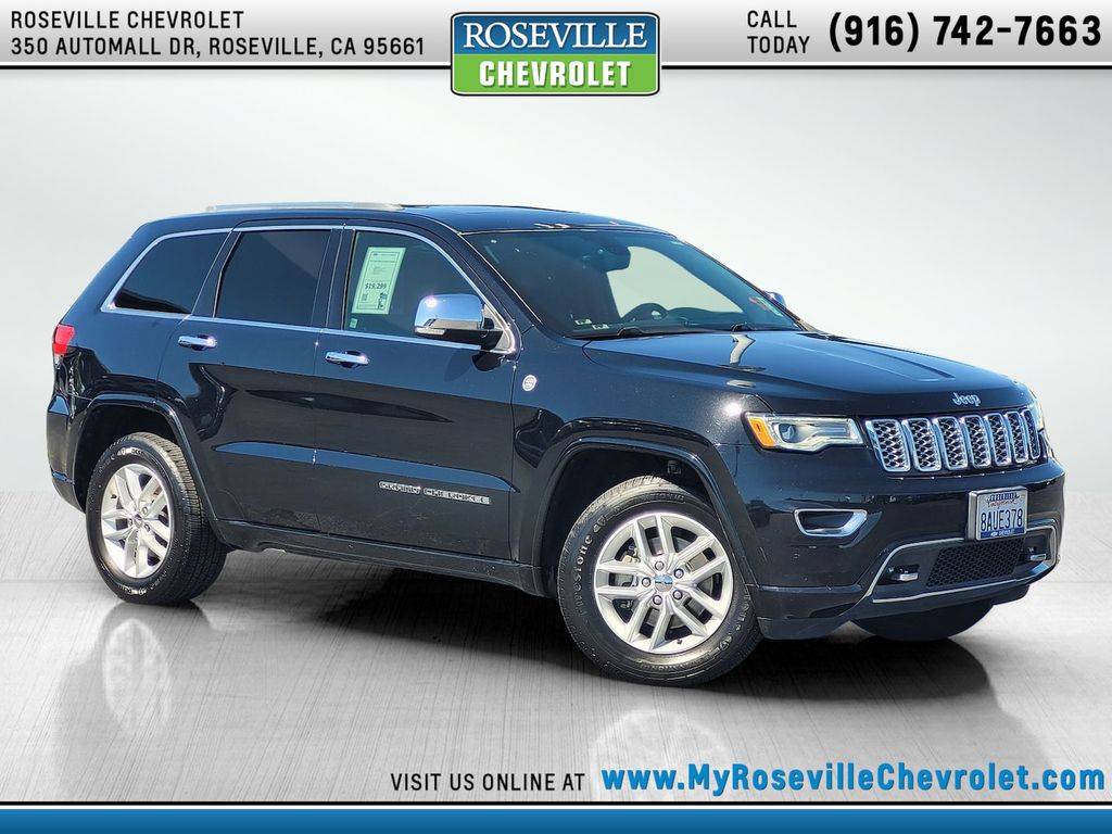 2017 Jeep Grand Cherokee Overland — SUV — 88,281 mi — Roseville, CA