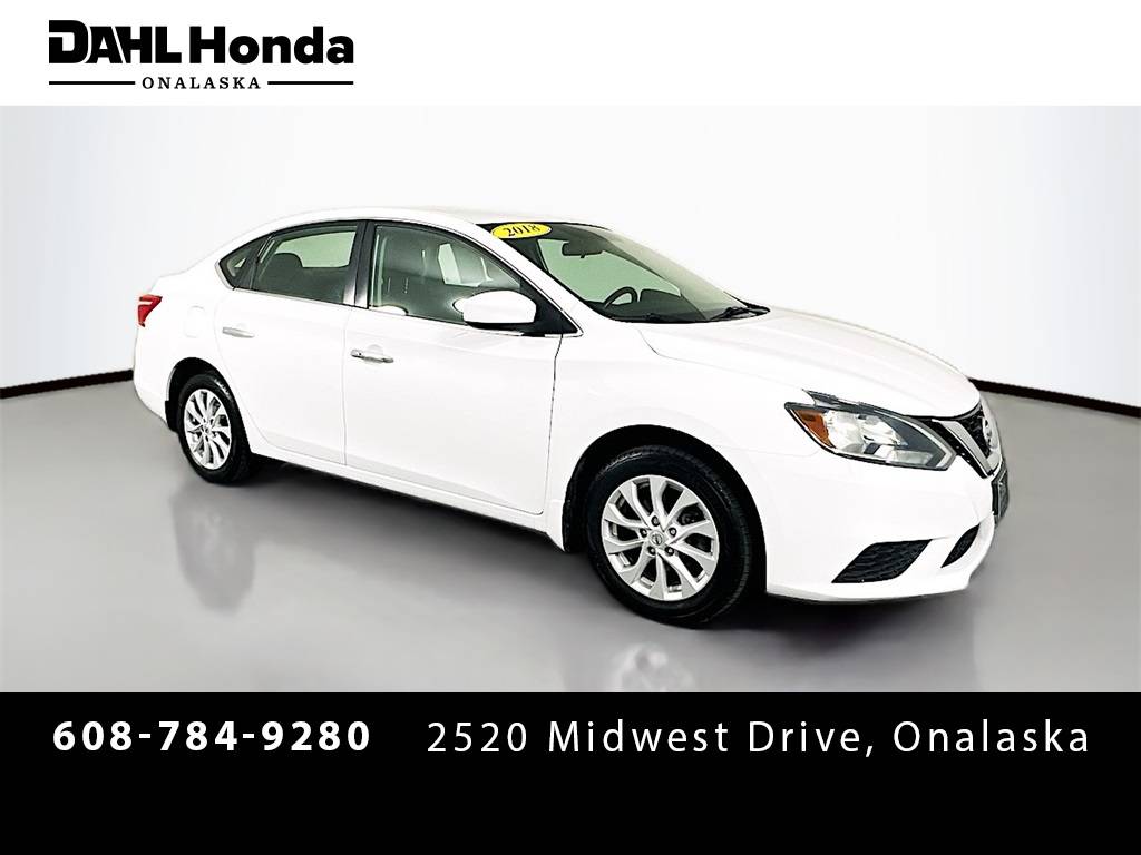 2018 Nissan Sentra SV — Sedan — 66,158 mi — Onalaska, WI