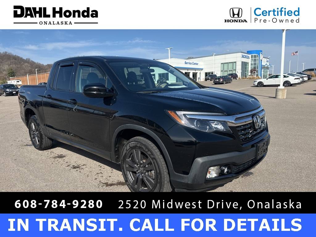 2019 Honda Ridgeline Sport — Pickup Truck — 75,378 mi — Onalaska, WI