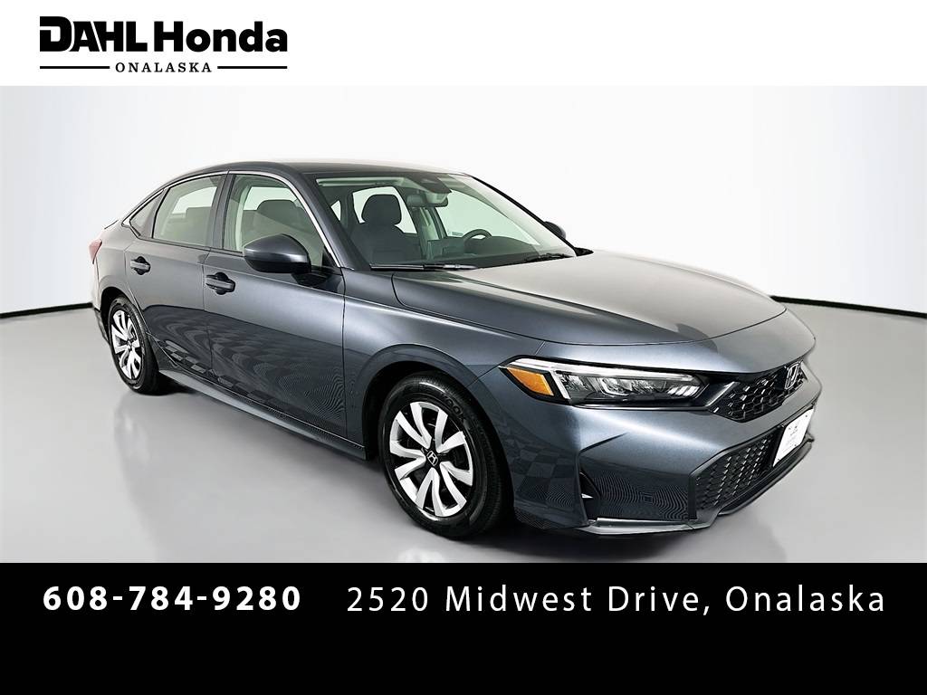2025 Honda Civic LX — Sedan — 741 mi — Onalaska, WI