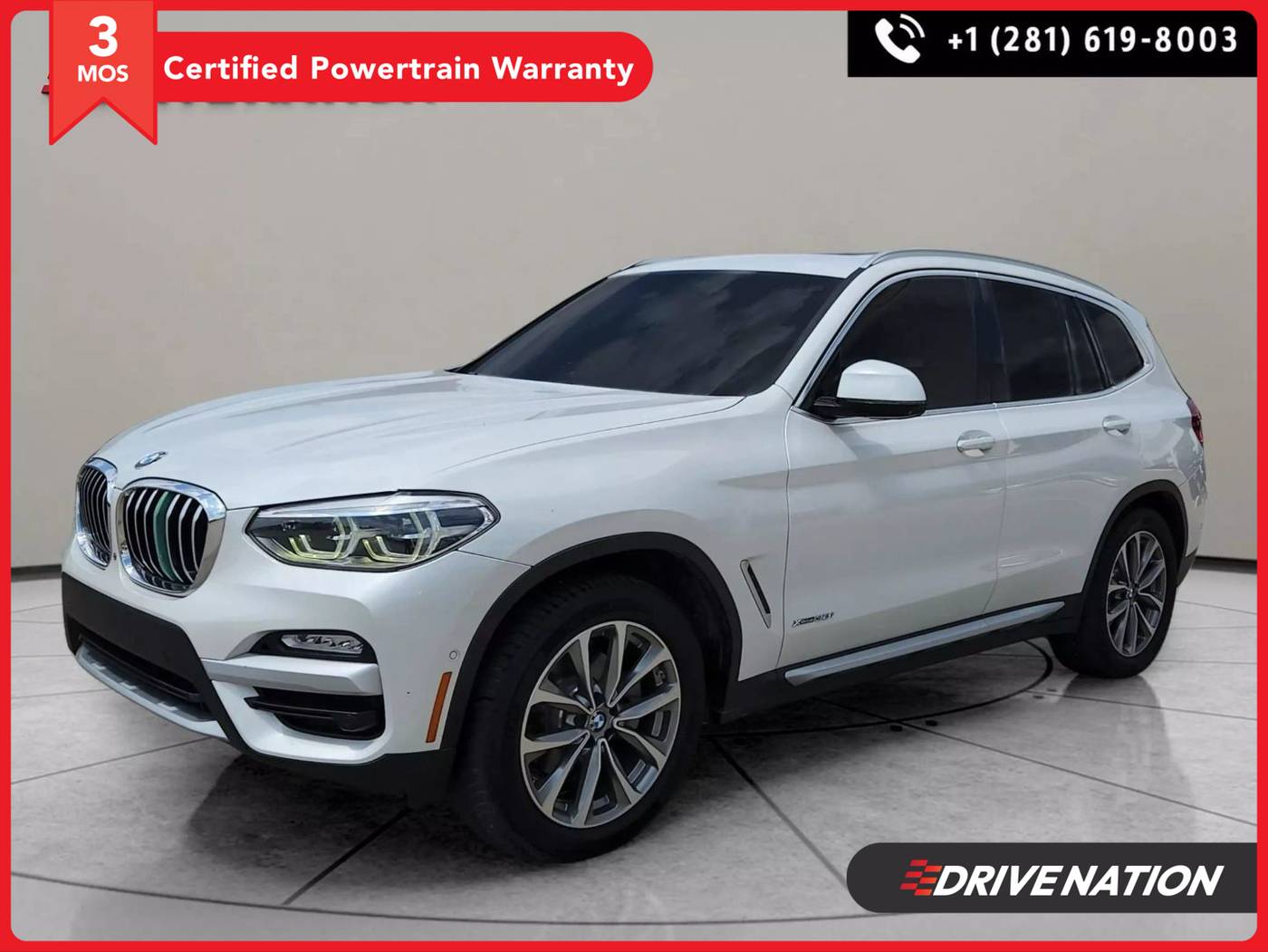 2018 BMW X3 30i — SUV — 81,263 mi — Houston, TX
