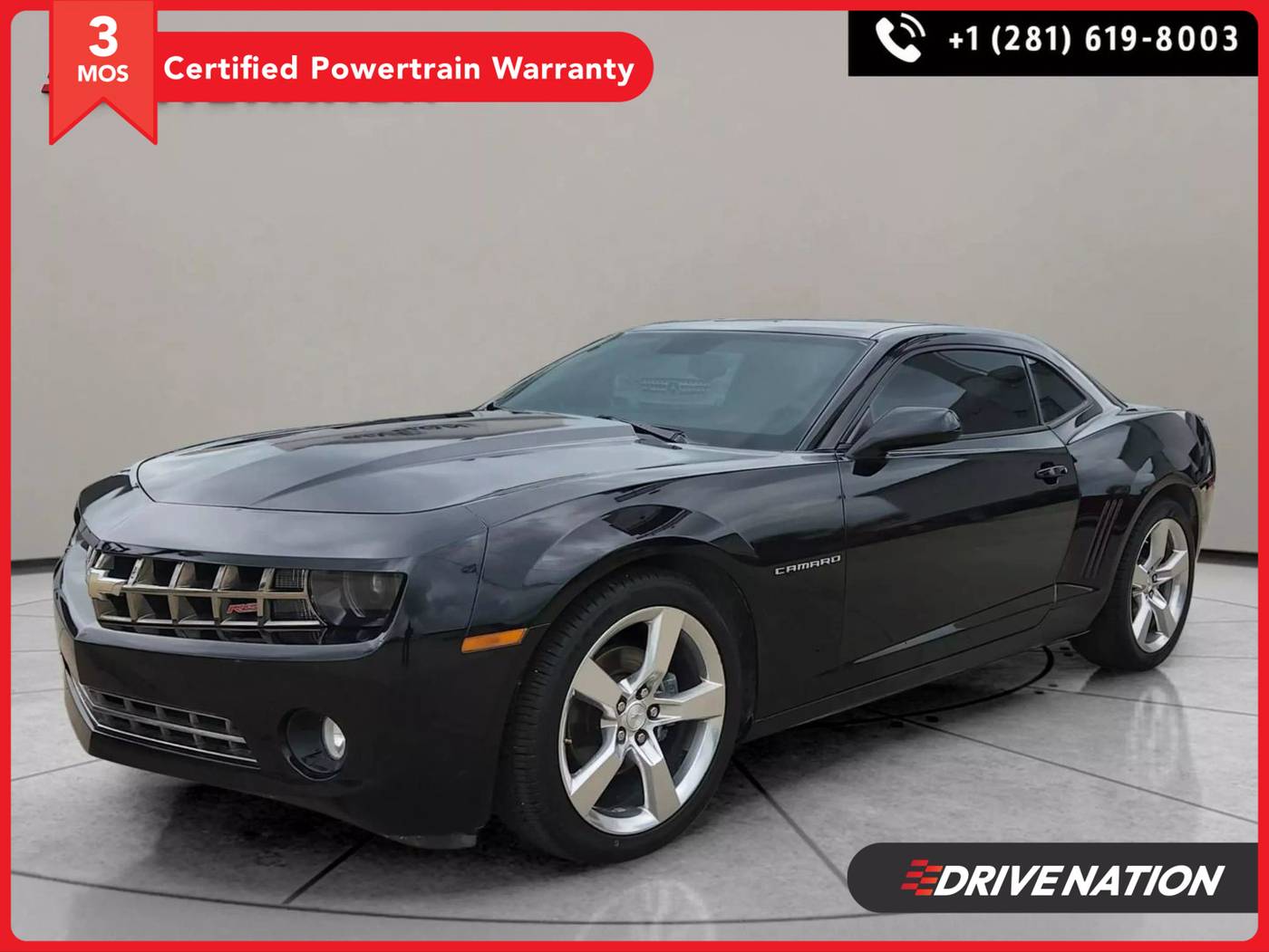2011 Chevrolet Camaro 1LT — Coupe — 63,285 mi — Houston, TX