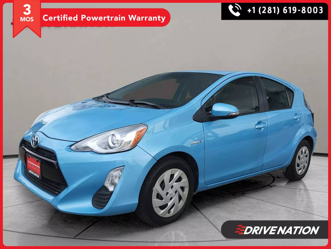 2016 Toyota Prius c Two — Hatchback — 87,519 mi — Houston, TX