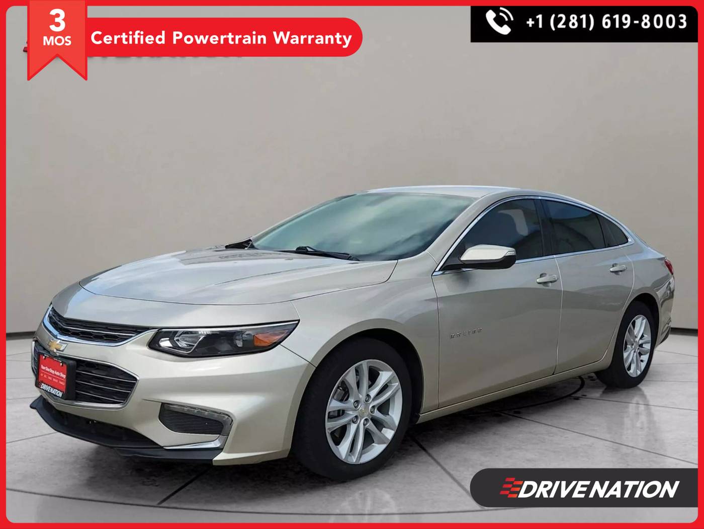 2016 Chevrolet Malibu LT — Sedan — 40,809 mi — Houston, TX