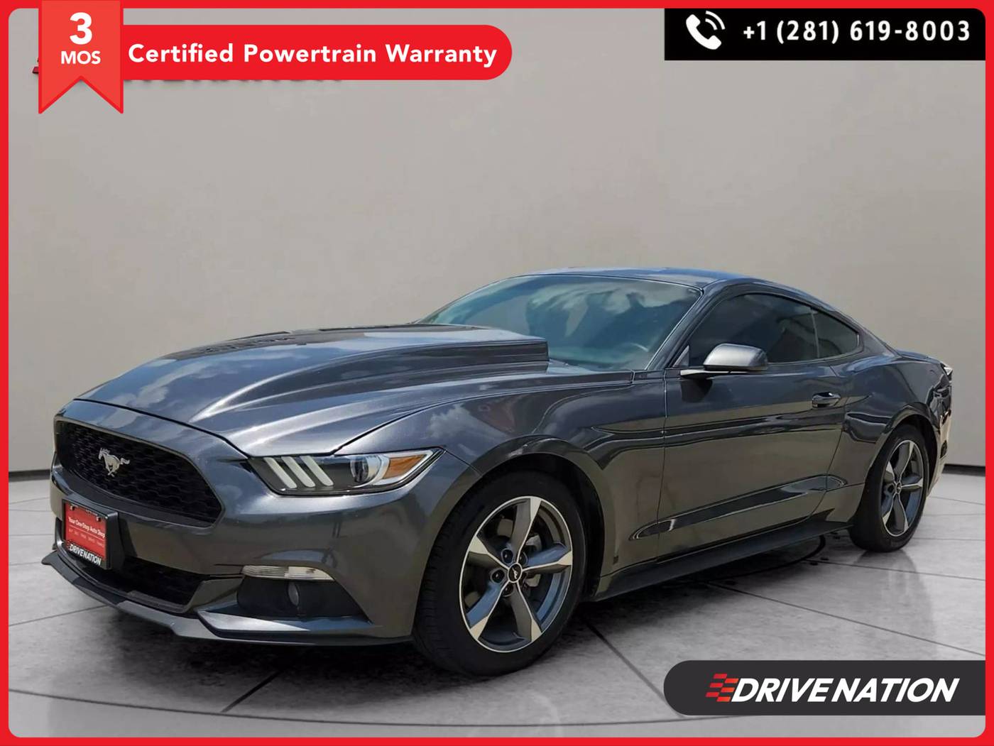 2017 Ford Mustang EcoBoost — Coupe — 87,359 mi — Houston, TX