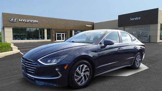 2021 Hyundai Sonata Hybrid Blue — Sedan — 102,670 mi — Middletown, RI
