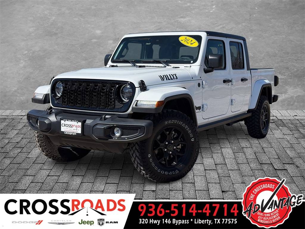 2024 Jeep Gladiator Willys — Pickup Truck — 2,800 mi — Liberty, TX