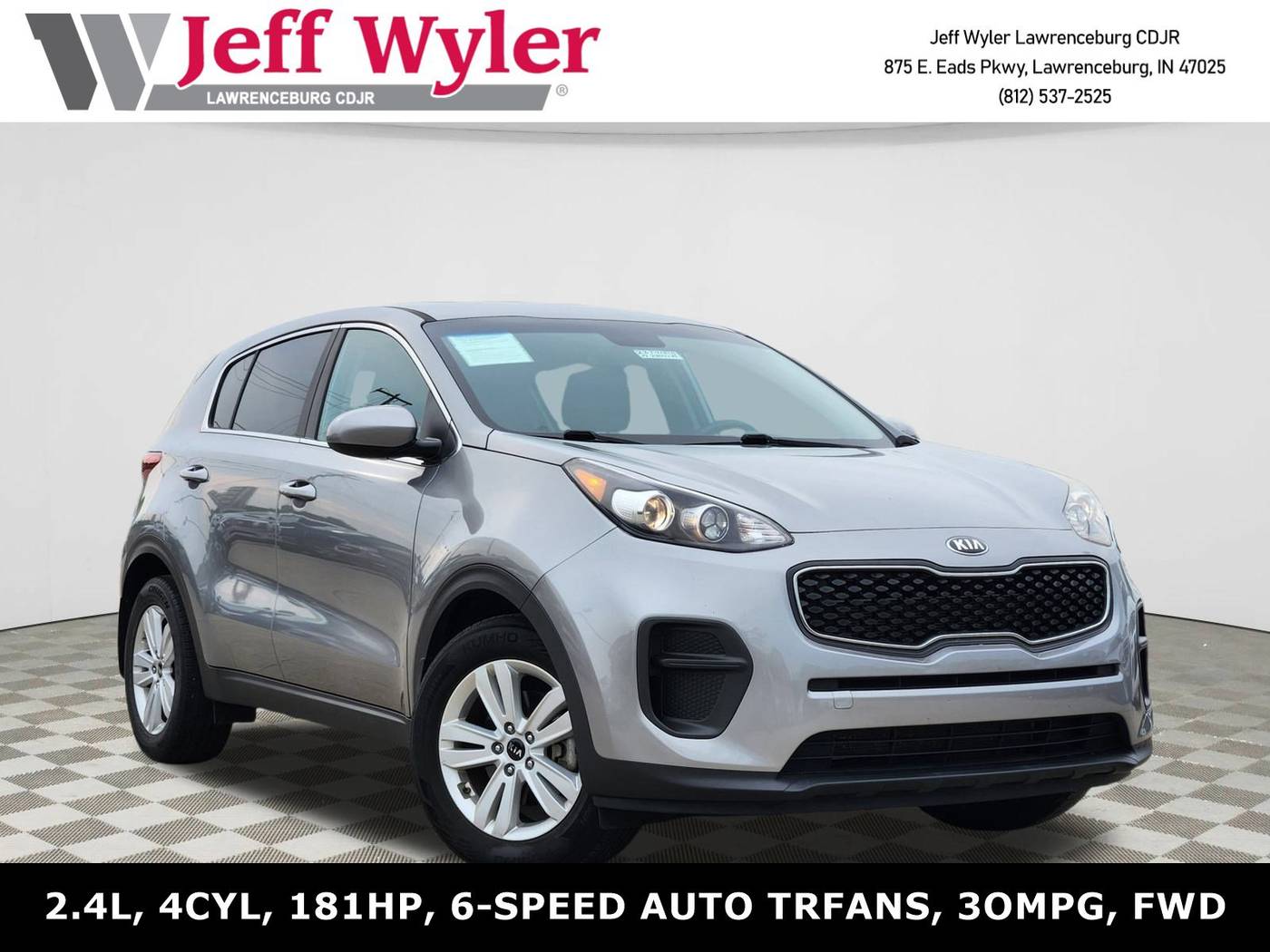 2019 Kia Sportage LX — SUV — 88,922 mi — Lawrenceburg, IN