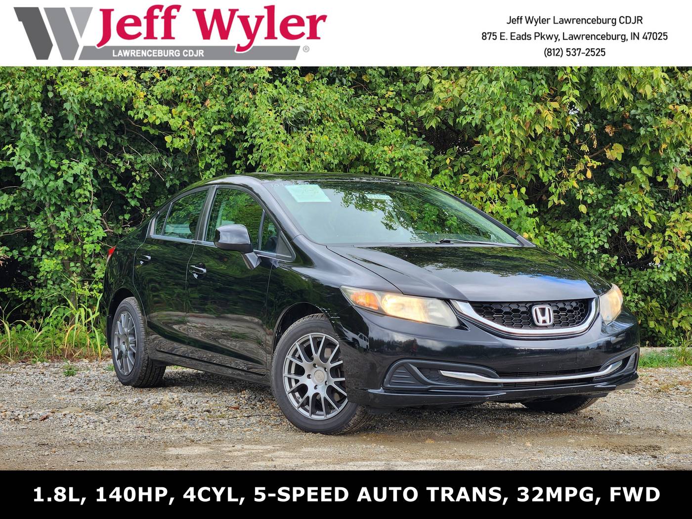 2013 Honda Civic EX — Sedan — 166,369 mi — Lawrenceburg, IN