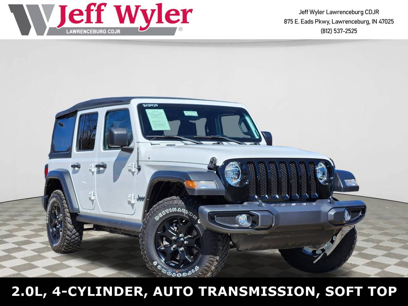 2021 Jeep Wrangler Willys Sport — SUV — 19,180 mi — Lawrenceburg, IN