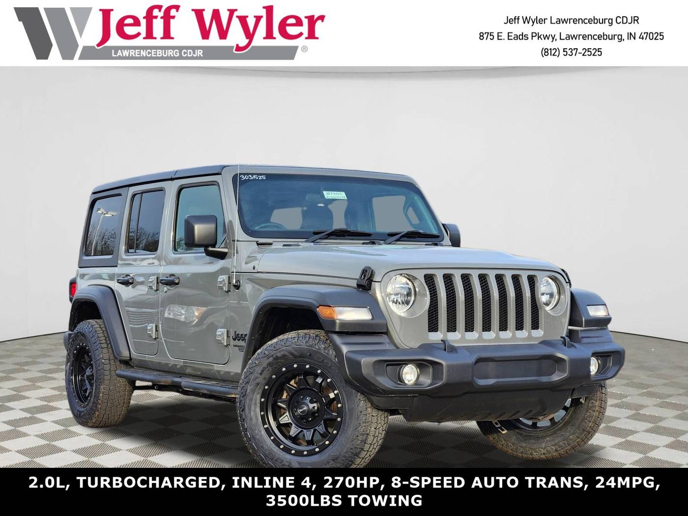2021 Jeep Wrangler Sport — SUV — 78,432 mi — Lawrenceburg, IN