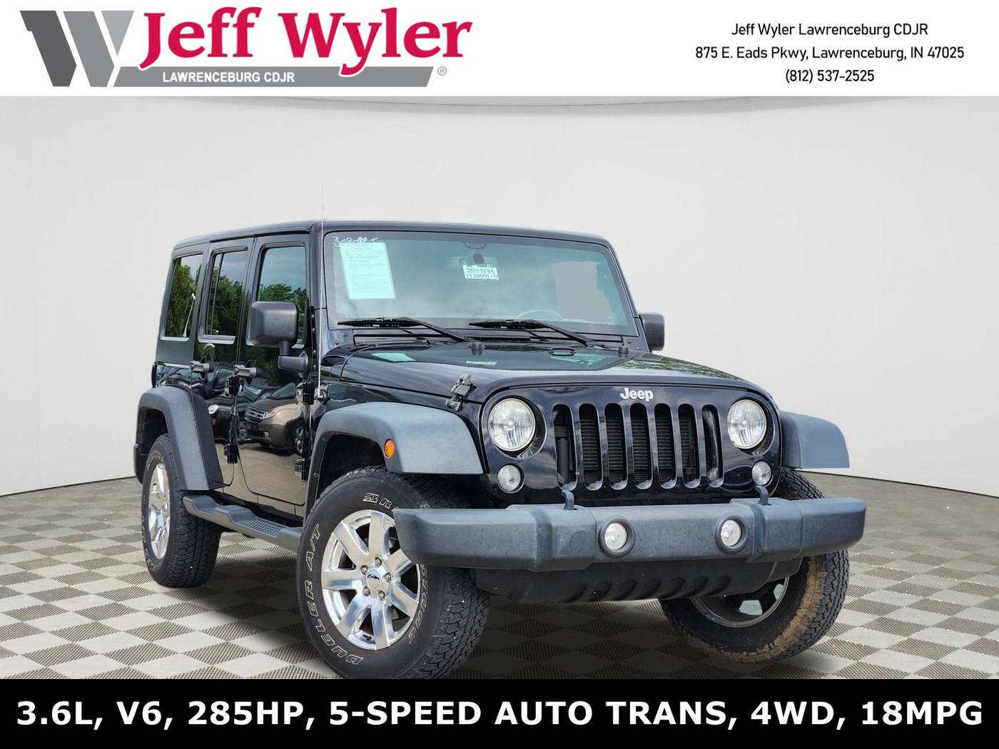 2014 Jeep Wrangler Sport — SUV — 137,594 mi — Lawrenceburg, IN