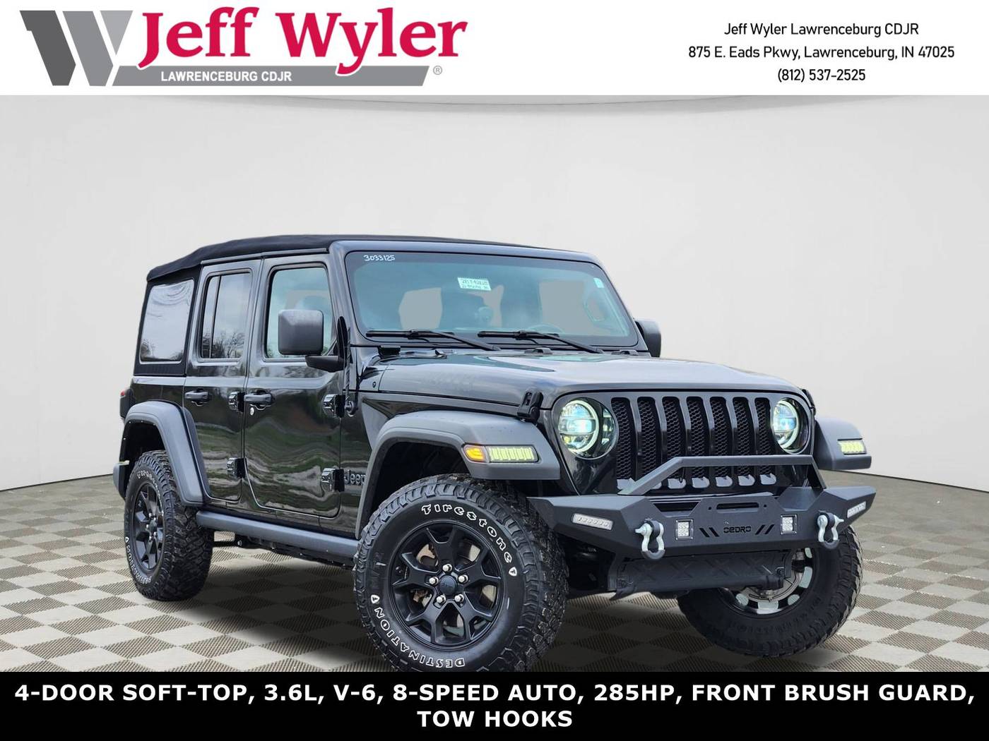 2021 Jeep Wrangler Willys — SUV — 25,411 mi — Lawrenceburg, IN