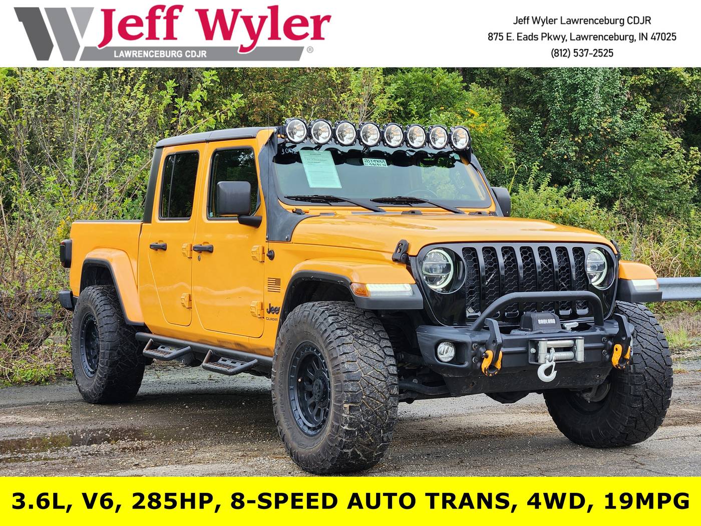 2021 Jeep Gladiator Willys — Pickup Truck — 52,198 mi — Lawrenceburg, IN
