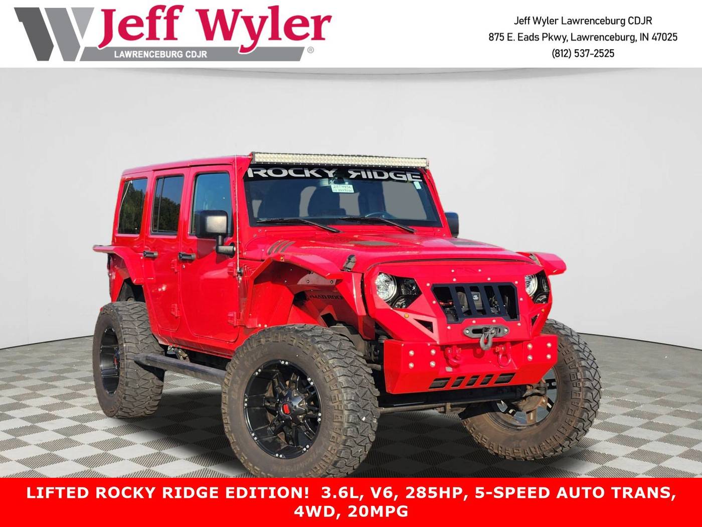 2017 Jeep Wrangler Sahara — SUV — 50,891 mi — Lawrenceburg, IN