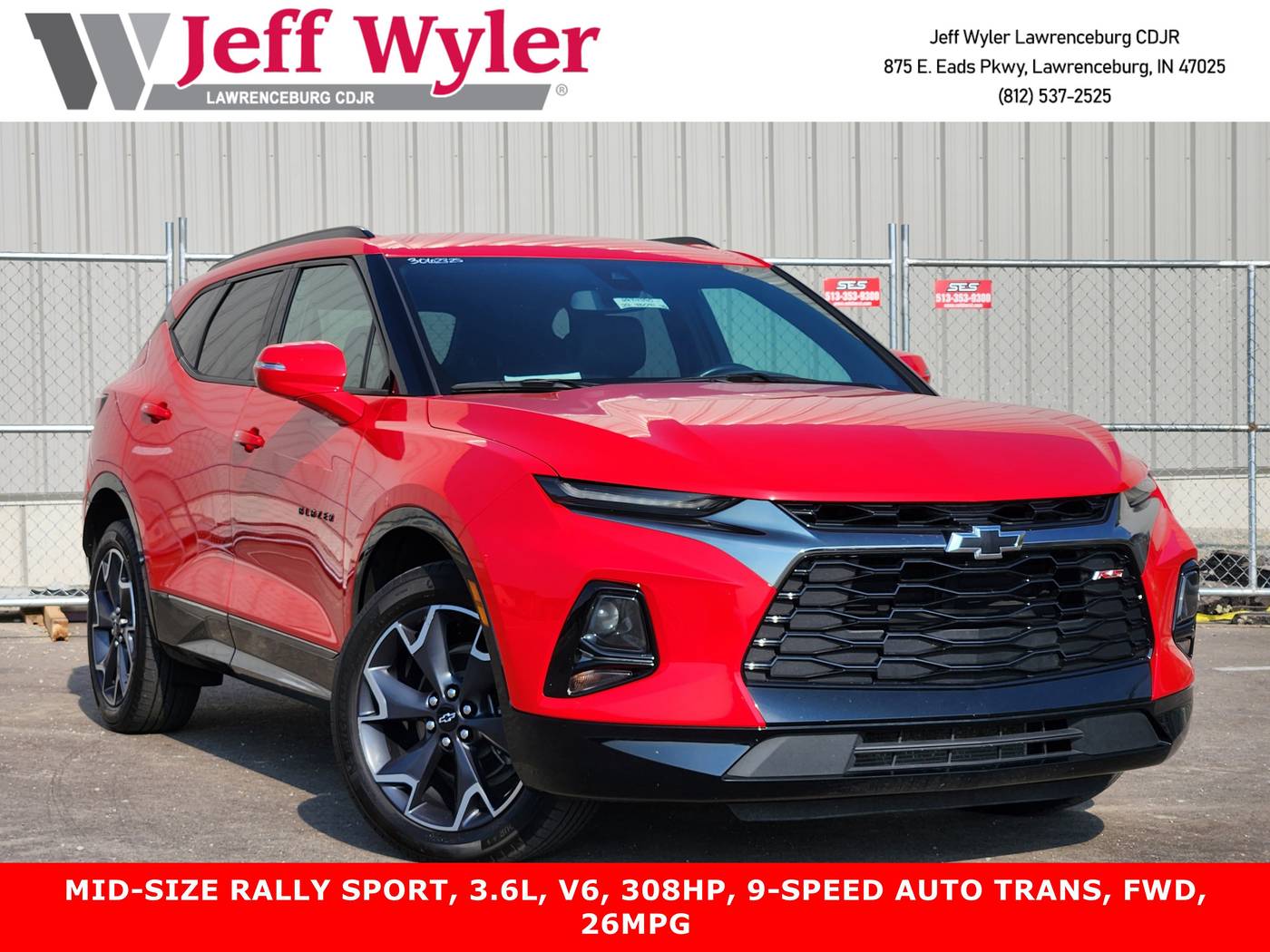 2022 Chevrolet Blazer RS — SUV — 46,622 mi — Lawrenceburg, IN