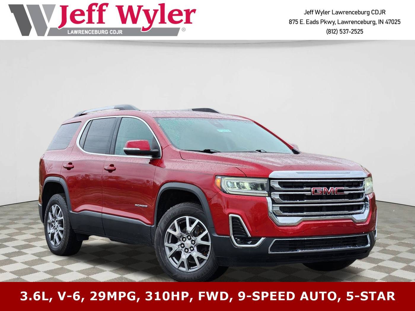 2021 GMC Acadia SLT — SUV — 84,596 mi — Lawrenceburg, IN