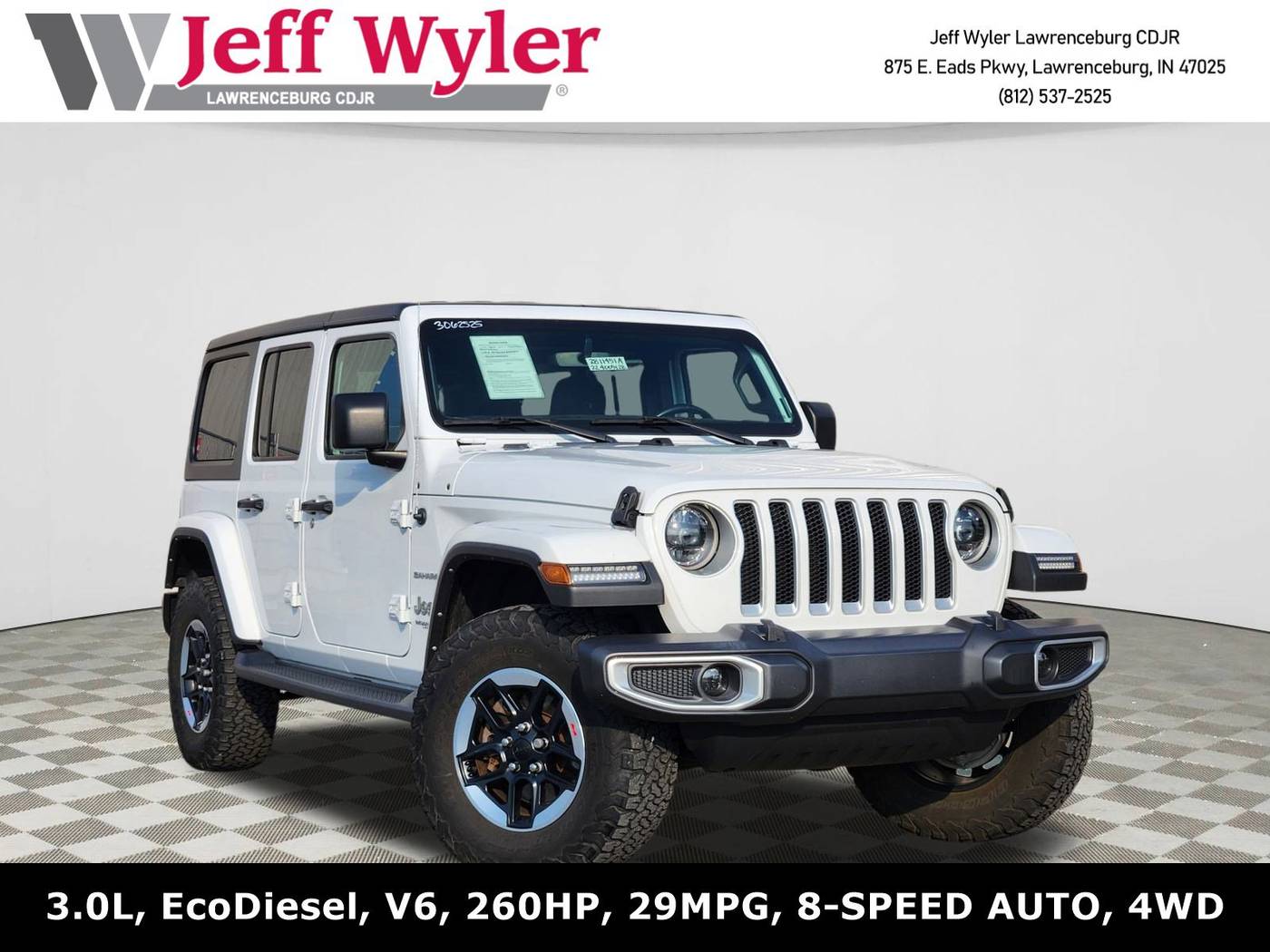 2022 Jeep Wrangler Sahara — SUV — 28,453 mi — Lawrenceburg, IN