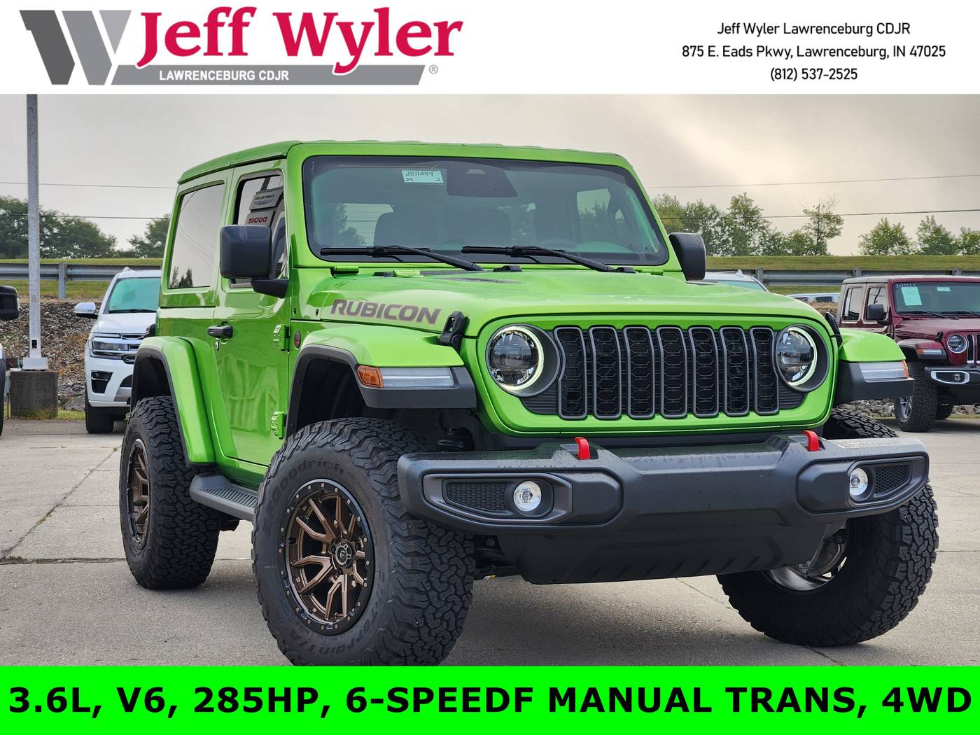 2025 Jeep Wrangler Rubicon — SUV — 2,927 mi — Lawrenceburg, IN